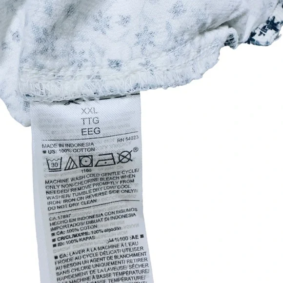 Old Navy Corduroy Knit Floral Vines Popover Top Shirt Women’s Plus Size … - Picture 7 of 7